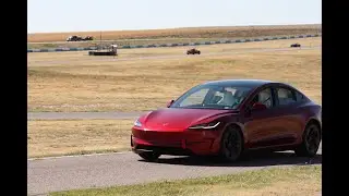 Tesla Model 3 Highland Performance (Ludicrous) At The Racetrack: 