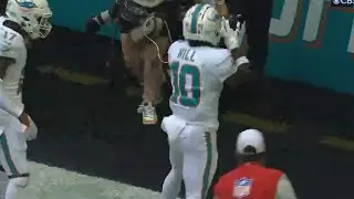 Tyreek Hill Scores Touchdown Then Records Himself Doing Backflip Celebration vs Panthers | NFL 2023
