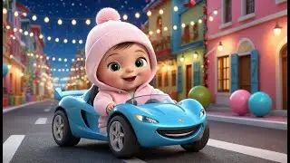 New Year Race Car Zoom Song | Fun Action & Learning Video for Toddlers