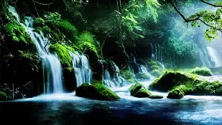 3 HR Of Nature Sounds | Relaxing Waterfall Sounds | Peaceful & Calming Nature Water | Deep Focus