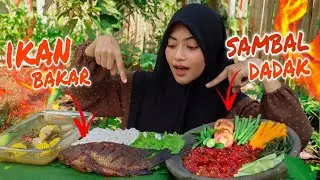 SAMBAL DADAK! 🤤 MUKBANG IKAN BAKAR SAYUR ASEM COEL SAMBAL + LALAPAN | MUKBANG ASMR