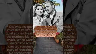 Greer Garson and Ronald Colman &ndash; Elegance in Every Frame #facts #hollywood #vintage  #movie