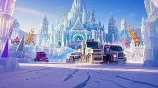 ❄️ Elsa&rsquo;s Ice Fast & Slow Truck | Speed Magic Frozen Fun! ⚡🐢