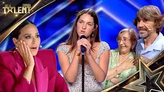 Un ATAQUE DE NERVIOS no le impide CANTAR como los ángeles | Audiciones 03 | Got Talent España 2024
