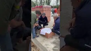 Шеф монтаж со специалистом POROTHERM на объекте строителя