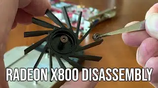 Radeon X800 XL &ndash; GPU Cooler & Fan Disassembly (No Commentary)
