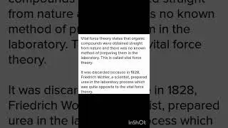 Vital force theory