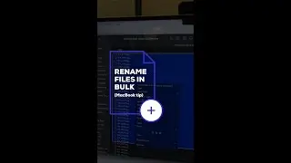 Как массово переименовать файлы (совет для Macbook)