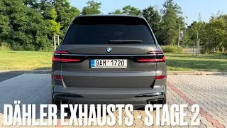 D&auml;hler exhausts stage 2 - sound - BMW X7 M60i