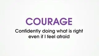 (B1) Courage - Character Trades. Games to help children develop good character traits.