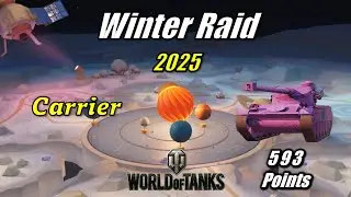 WINTER RAID - Carrier - Paperspace | 593 Points | World of Tanks | #17