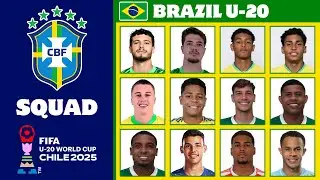 Официальная сборная Бразилии U-20 на чемпионат мира FIFA U-20 2025 | FootWorld