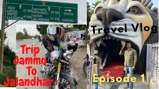 Jammu To Jalandhar by Road || Devi Talab Mandir Jalandhar || Mata Vaishno Devi Gufa || Epi.1 || 2022