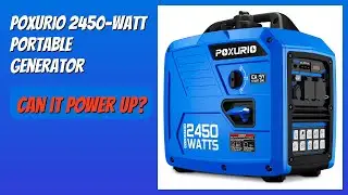 REVIEW (2026): POXURIO 2450-Watt Portable Generator. Features