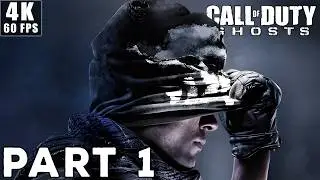 CALL OF DUTY GHOSTS Gameplay Walkthrough | Part 1 [4K 60FPS PC] (No Commentary)