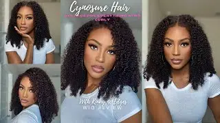 THE MOST NATURAL LOOKING CURLY WIG || Kinky Edges Truly Glueless wig for Beginners CYNOSURE HAIR
