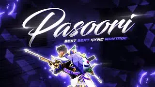 PASOORI - BGMI BEAT SYNC MONTAGE | SAJID GAMING X @ritesh11