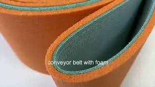 pvc conveyor belt with foam
