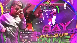 GAY TRASH TALKING SUBSCRIBER PULLS UP ON ME WHILE HITTING 92 OVERALL 😂 NBA 2K19 (MUST WATCH)
