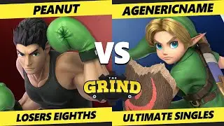 The Grind 172 Losers Top 8 - Peanut (Little Mac) Vs. AGenericName (Young Link) Smash Ultimate - SSBU