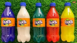 Satisfying Video | Relaxing Unpacking Bright Color with Radiant Skittles and Fanta Bottle ASMR