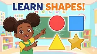 Learn Shapes with Zuri! Circle, Square, Triangle & Star ⭐️  