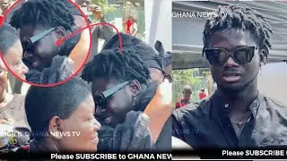 Kuami Eugene breaks down as he met AB Crentsil’s widow.