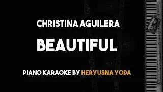 Beautiful - Christina Aguilera (Piano Karaoke Version)