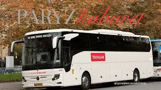 wieczorny listopadowy Paryż - odbi&oacute;r grupy Trafalgar spod Mouling Rouge