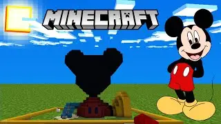 Cómo construir la casa de Mickey mouse en MINECRAFT