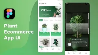 Plant E-commerce App Design | Step by Step Tutorial