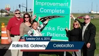 Rollins Road Gateway Completion Ceremony