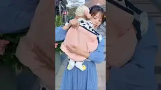 👶 Hands-Free Parenting Made Easy! Ergonomic Baby Carrier Test!#momlife