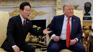 South Korea’s President praises Donald Trump during White House meeting