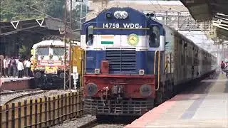 HIGH SPEED TRAINS AT MPS | NDLS DURONTO, ERS DURONTO, SUVIDA SPECIAL|