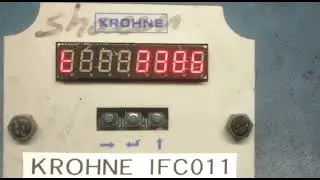 krohne Marshall IFC011 Flow Meter Repair Service