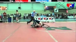 Tucker Ray vs. Brandon Kingsley at 2013 ASICS University Nationals - FS