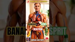 Что происходит внутри вашего тела? | Реакция на банан и спрайт | Анатомия человека 3D #пищеварите...