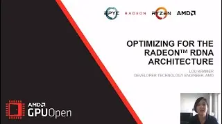 Optimizing for the Radeon&trade; RDNA Architecture