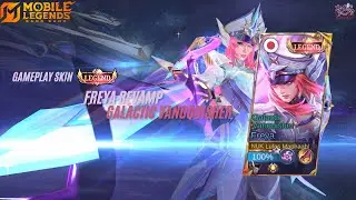 Full Gameplay Skin Legend Freya Revamp Galactic Vangquisher | Mobile Legend: Bang Bang