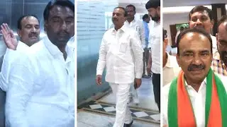 Etela Rajender Entry Visuals at BJP Office || Timelooks