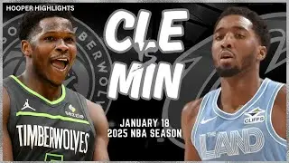 Cleveland Cavaliers vs Minnesota Timberwolves Full Game Highlights | Jan 18 | 2025 NBA Season