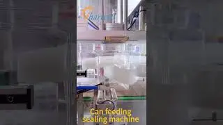 Square Jar Feeding Sealing Machine , Automatic Can Feeder Seamer Machine , Can Packing Machine Line