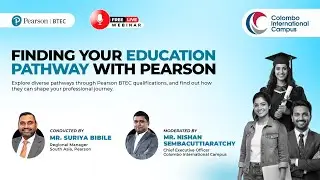 Webinar 6 - Education patways with pearson