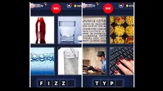 4 pics 1 word - level 501 to 505. Puzzle game.
