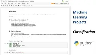 Machine Learning Projects in Python - Binary Classification - End-to-End Jupyter Notebook