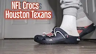 NFL Crocs: Хьюстон Тексанс #обязательнопосмотреть #посмотретьпередпокупкой #nfl #crocs