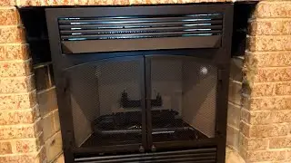 INSTALL a propane gas fireplace Insert  (Vent Free) #1