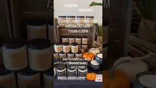 Fern x Flow Hand-Poured Halloween Soy Candles in Salem, MA