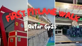 FIRST EVER F1 PITLANE WALK. Saw Lewis Hamilton and Charles Leclerc. 